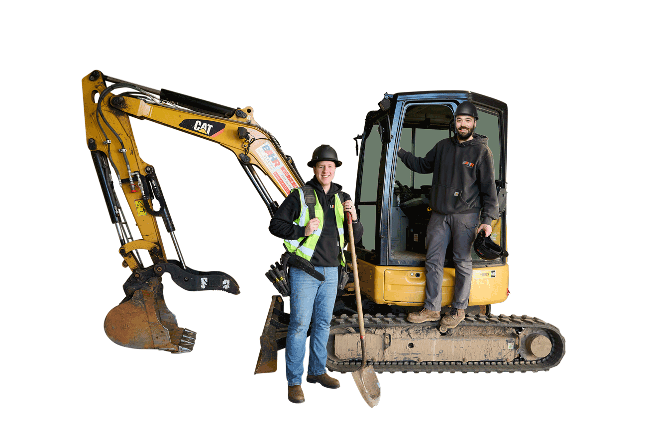 trevor working on panel